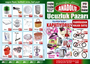 ANADOLU UCUZLUK PAZARI ön