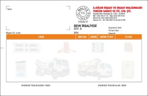gülen ticaret sürekli form sevk irsaliyesi