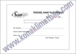 personel avans makbuzu sunlife