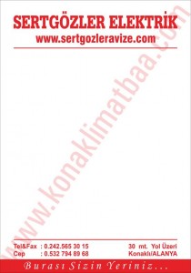 sertgözler bloknot